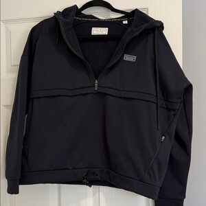 Jack Wills Black Half-Zip Pullover